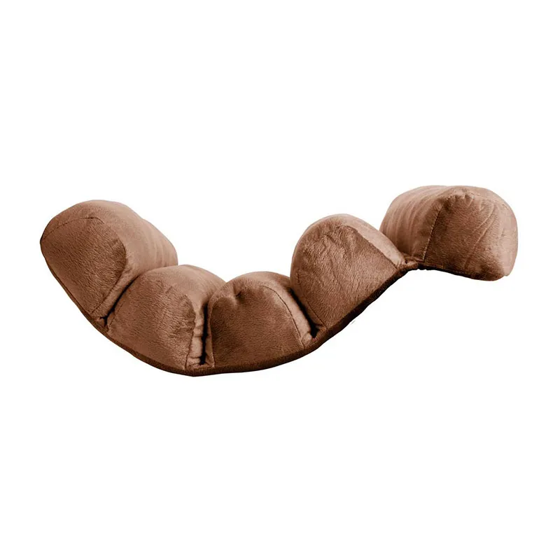 Coussin de relaxation multi-position Gris - 53x33x22cm-5