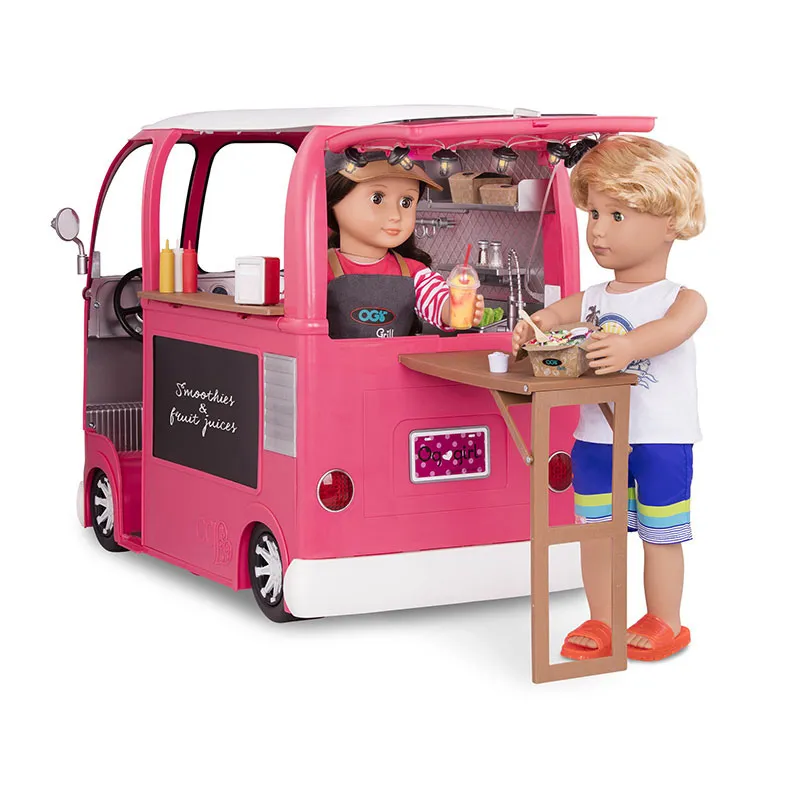 Foodtruck Rose & Accessoires - 75pcs-5