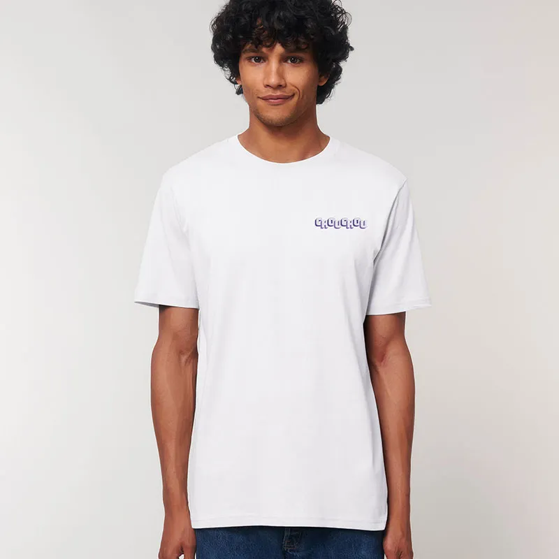 T-shirt Homme Chouchou coeur BIO - Blanc-0