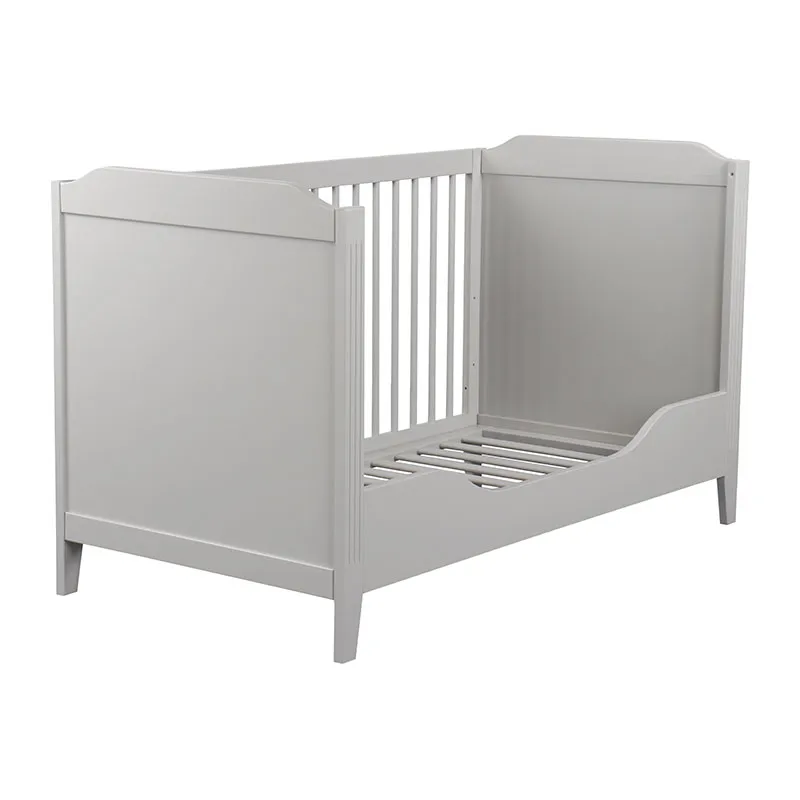 Lit bébé évolutif Opéra Gris - 70x140cm-1