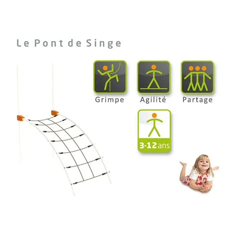Structure de jeux Evo 6 Agrès - 3+-7