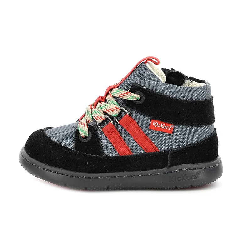 Bottillons Kickbubblo - Noir/Rouge-3
