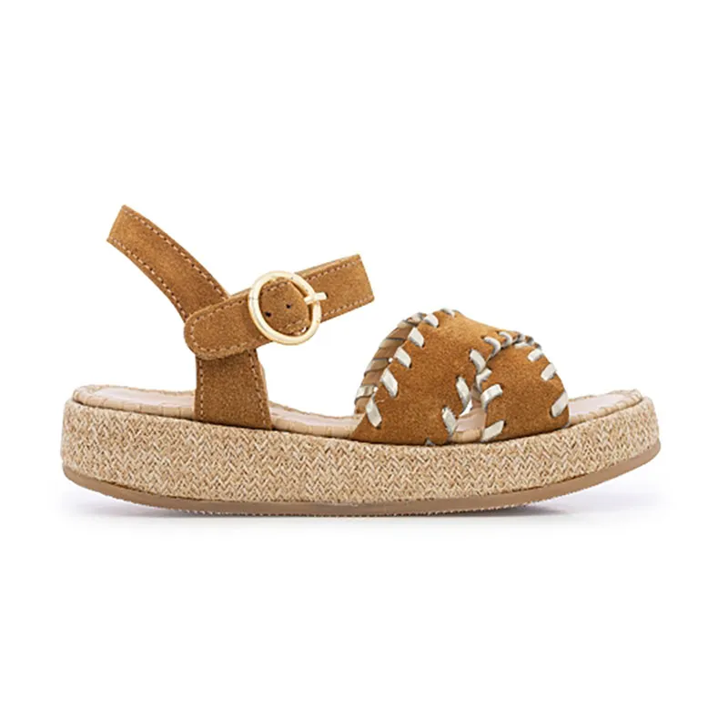 Sandales brides Adolie - Camel-1