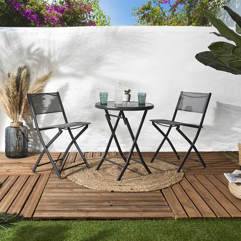 Chaise Elba Gris - 46x95x12cm-8