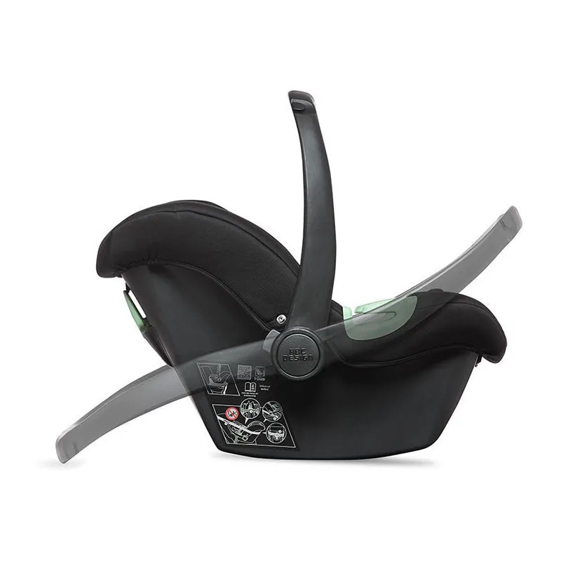 Siège-auto I-Size/Ceinturé Cosy Tulip 40-75cm - Noir-2