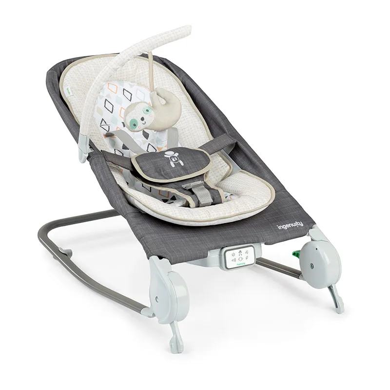Transat vibrant et massant Happy Belly Parker - 0m+-0