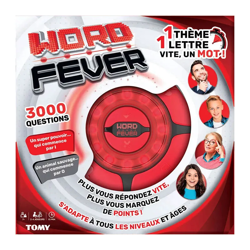 Jeu d'ambiance Word Fever - 7+-3