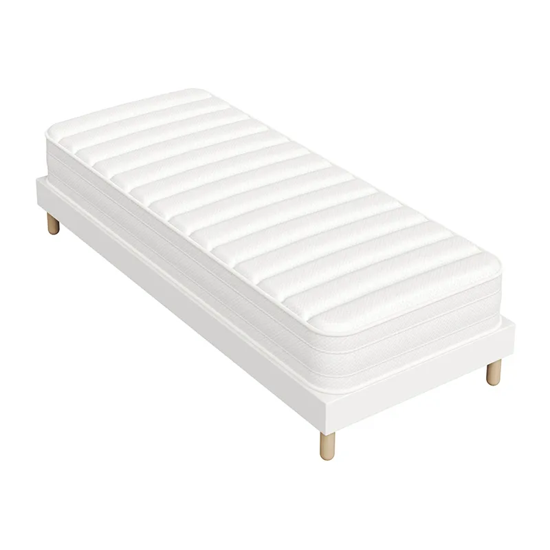 Matelas Mém. De forme ép. 22cm + Sommier tapissier Honfleur Enfant-1