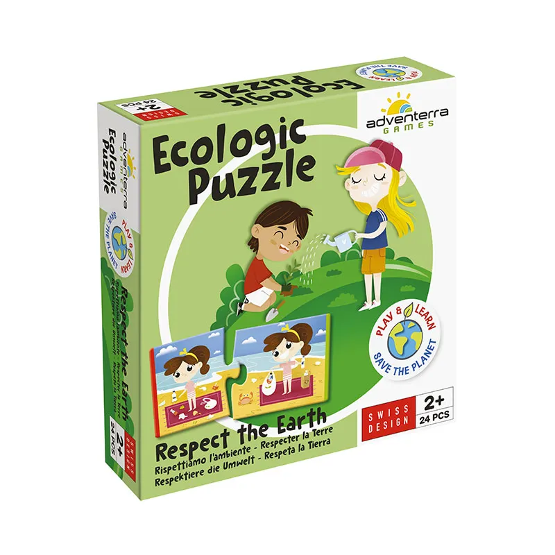 Puzzle écologique Respecter la terre 24pcs - 24m+-0