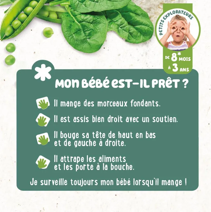 Pack mes 1ers pancakes pour bébé - 27 repas - 8m+-5