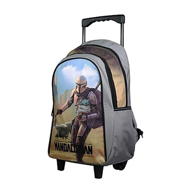 Sac à dos à roulettes Star Wars The Mandalorian Multicolore - 32x45cm-1