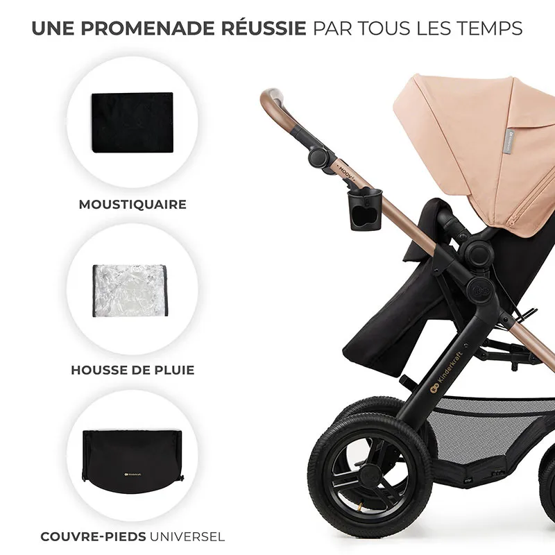 Poussette Moov 2 Air 4en1 Beige rosé - 0m+-15