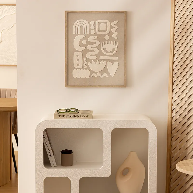 Meuble 4 niches Soleya - 75x30x85cm-6