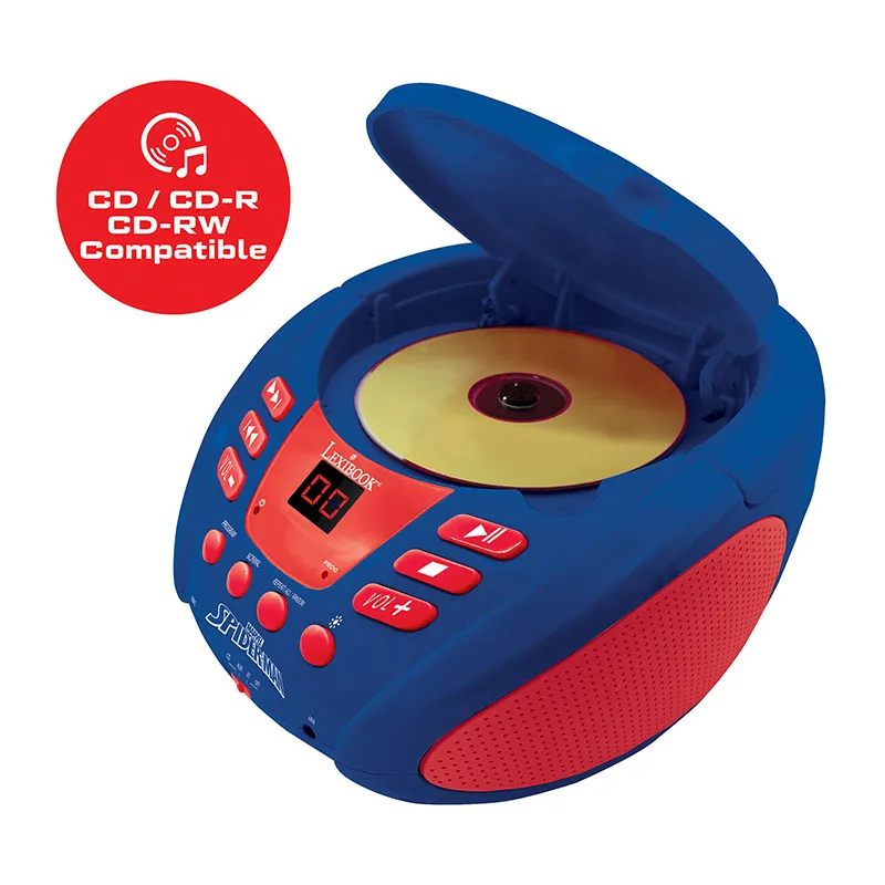 Lecteur CD Bluetooth Effets lum. Spider-Man - 36m+-2
