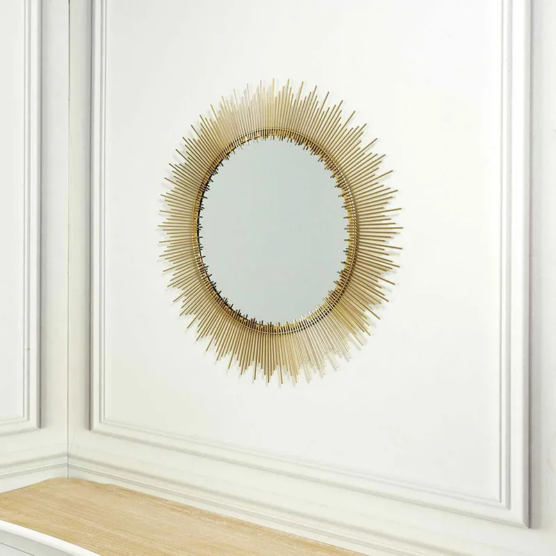 Miroir Soleil design Royal Doré - ø60cm-1