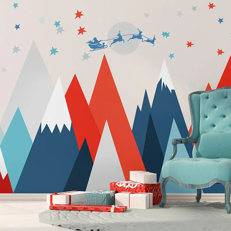 Stickers - Montagne de Noël-0