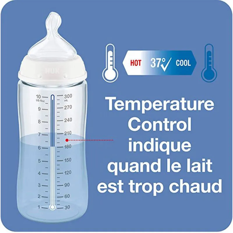4 Biberons Verre First Choice 2x120ml + 2x240ml Coeur - 0m+-3