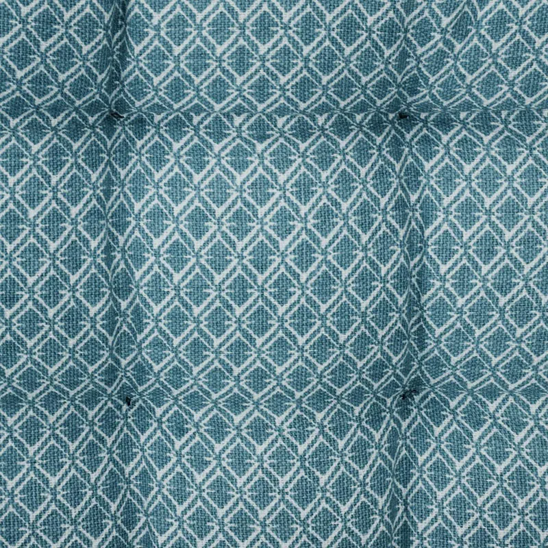 Galette de chaise Otto Bleu Canard - 38x38x7,2cm-4
