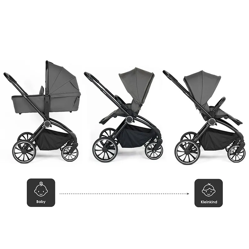 Duo Poussette Compacte Harmony Gris - 0m+-9