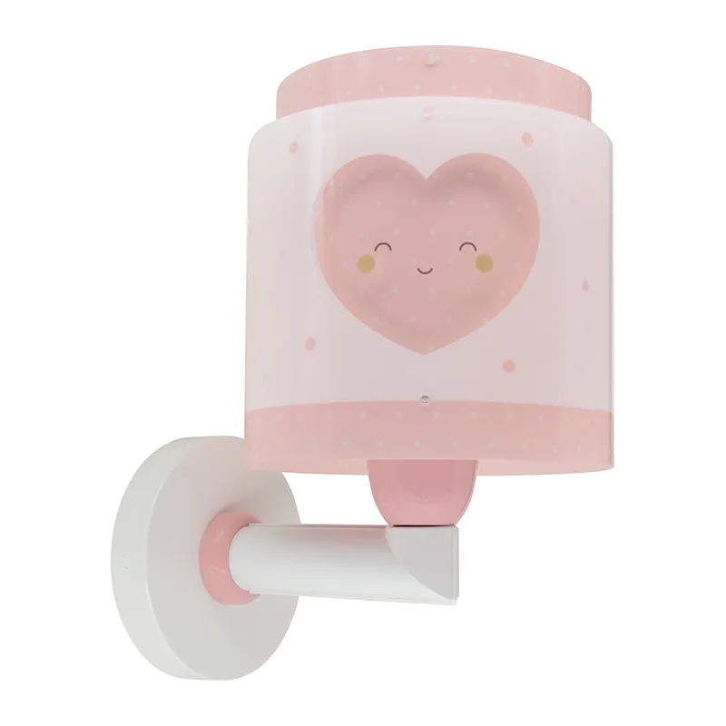 Applique murale Coeur Rose - 20x15x24cm-0