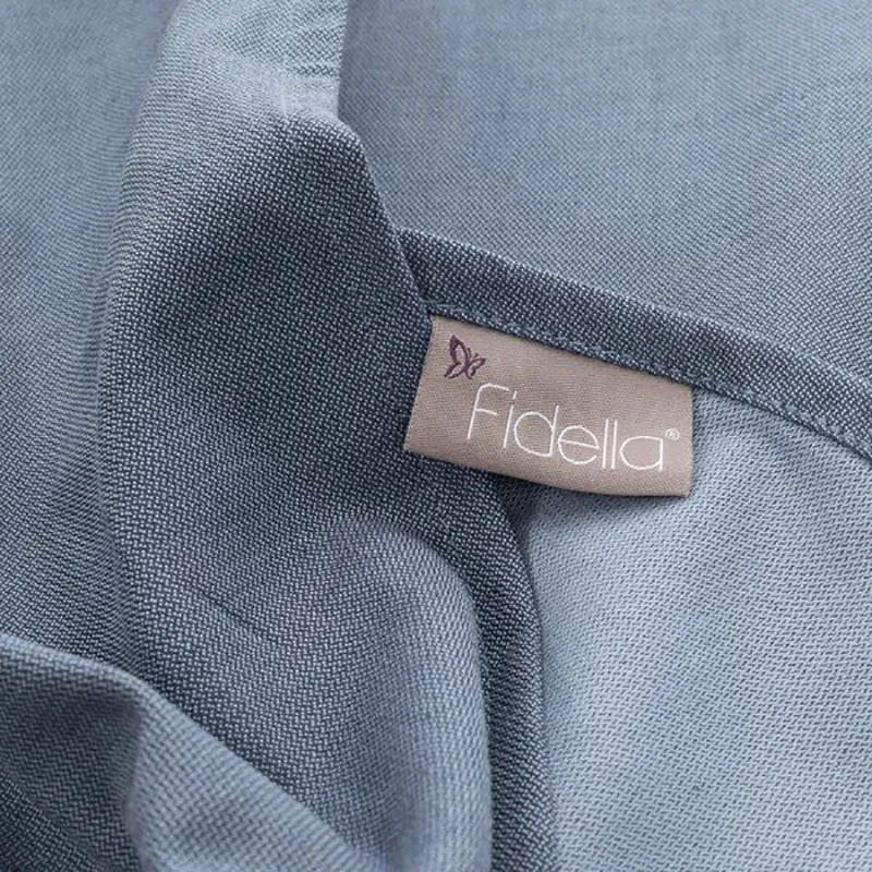 Écharpe de portage Ringsling BIO Chevron/Denim Fidella - 0m+-1
