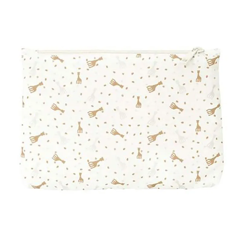 Trousse Sophie la girafe Miel - 23x16cm-1