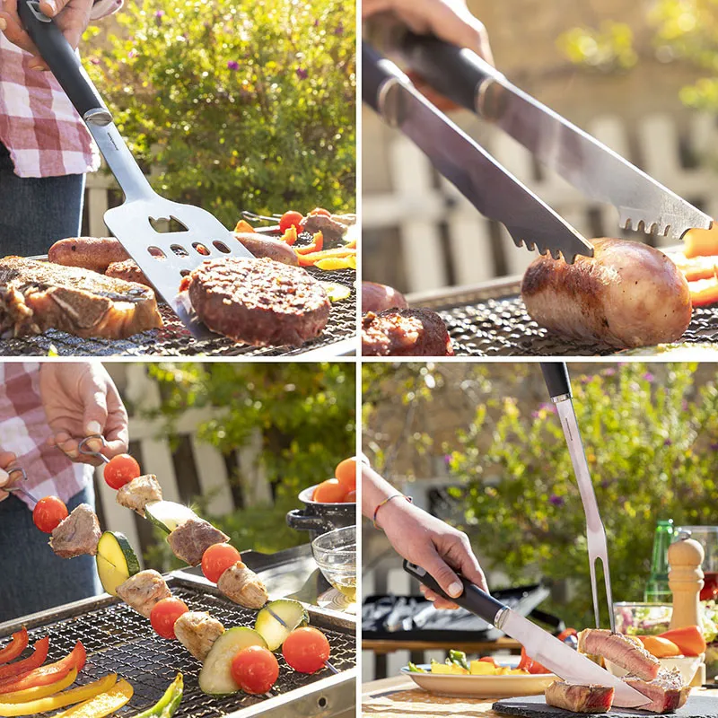 Kit d'ustensiles Barbecue + Malette 12pcs - 43x20,2x5cm-7