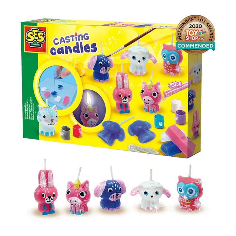 Kit créa. Bougies Petits animaux - 5+-1