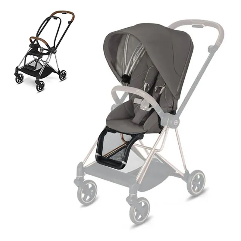 Poussette Compacte Mios Chrome Brown/Soho Grey - 0m+-0