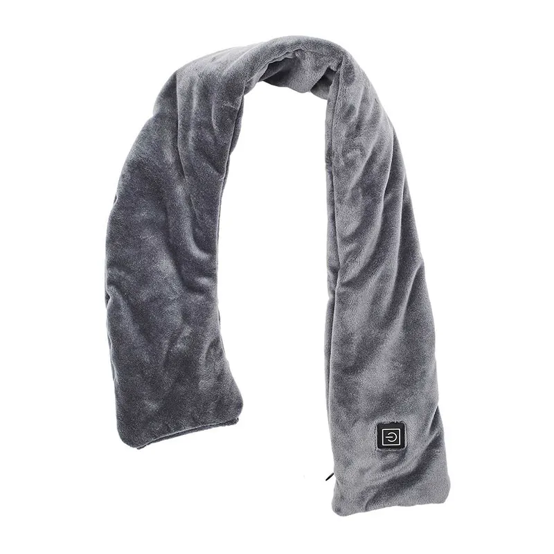 Echarpe chauffante USB - Gris-2