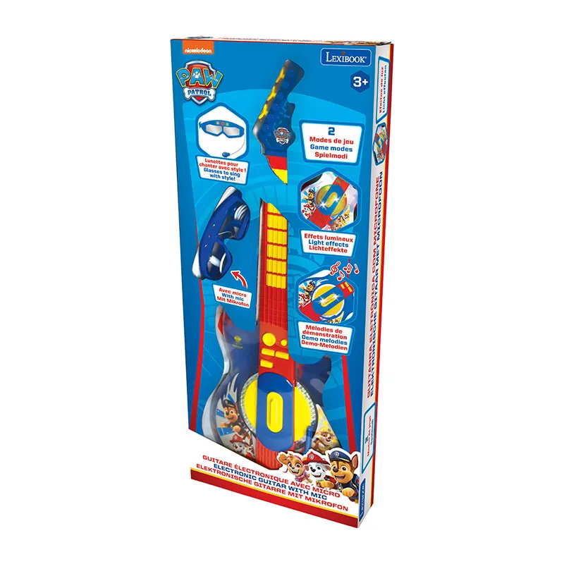 Guitare élec. lumineuse avec micro Pat'Patrouille - 36m+-4