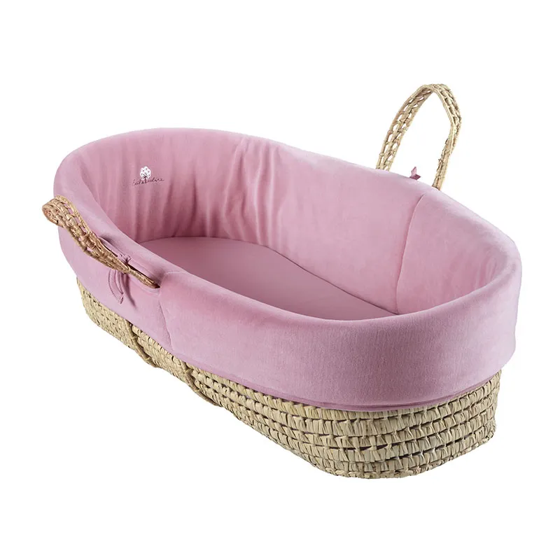 Couffin Coton BIO Bois de rose - 30x75cm-4
