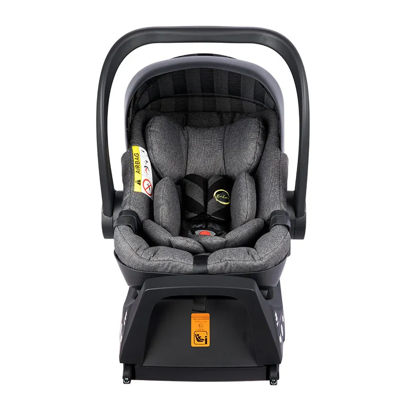 Poussette 4en1 - Coque  I-Size + Base I-Leo Noir - 0m+-15
