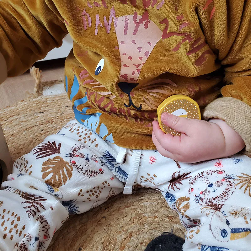 Pyjama ML Mirow - Marron/Blanc-9