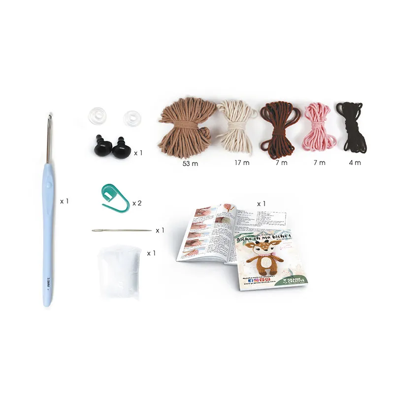 Kit créatif Crochet Biche - 14+-1