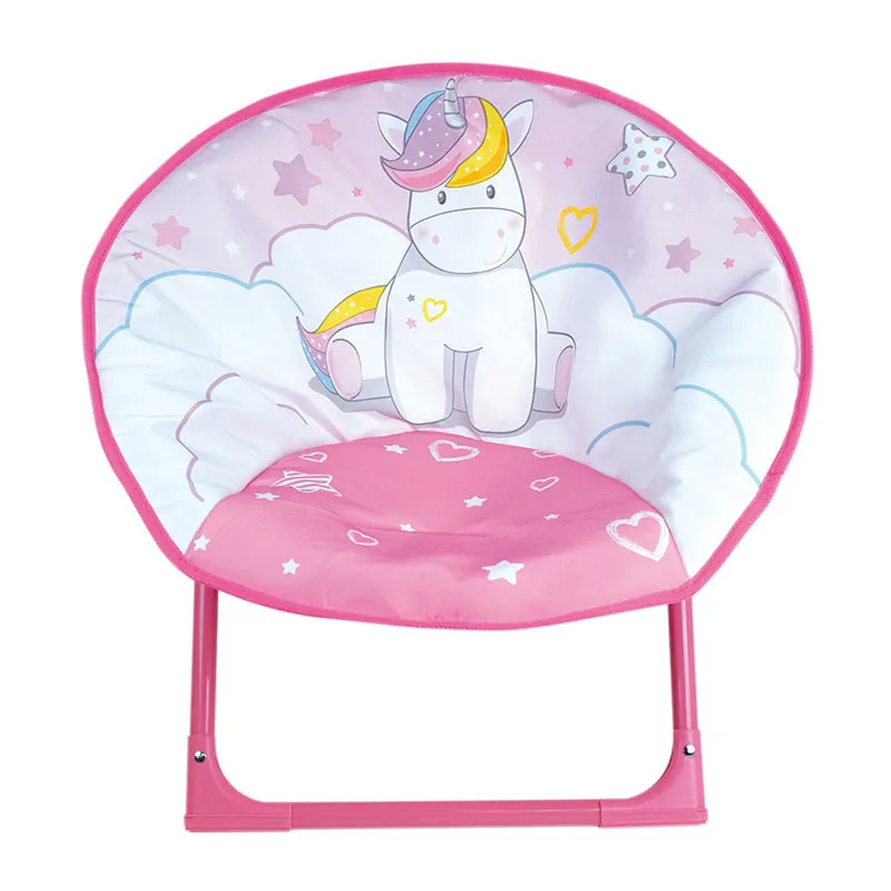 Siège lune pliable Licorne - 47x54x42cm-1