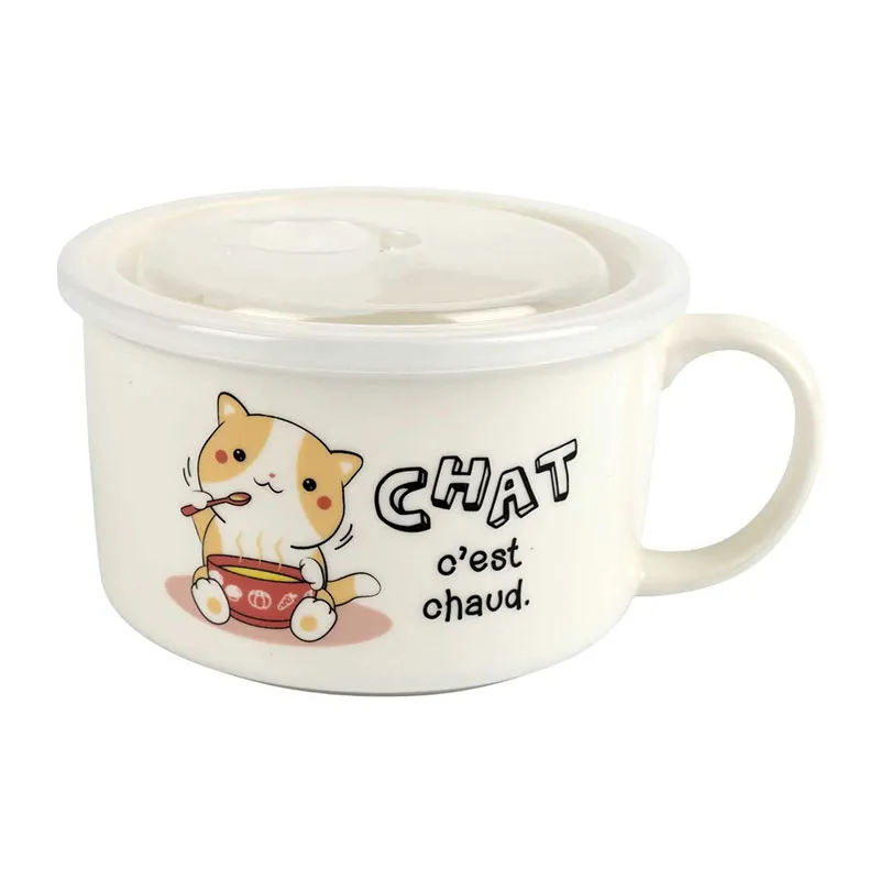 Bol avec couvercle Kawaii Aléat. - ø13cm-6