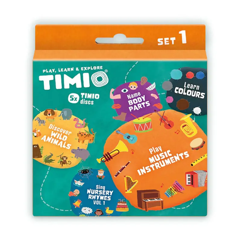 5 Disques pour lecteur Timio Set 1 - 24m+-1