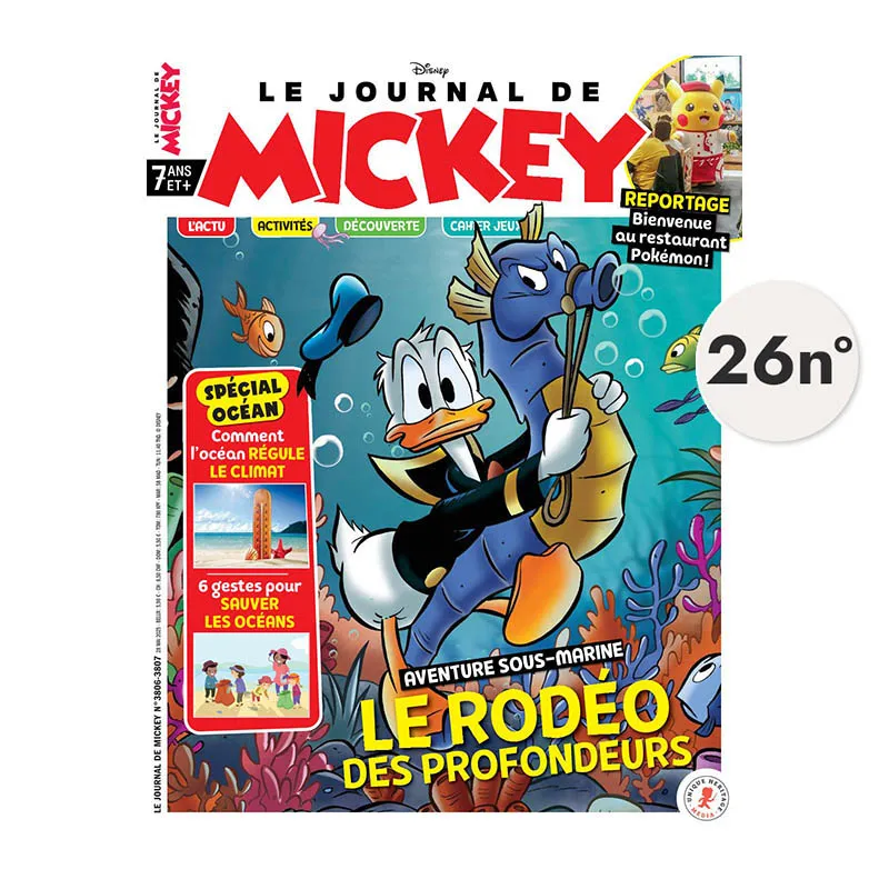 Abo.1an Le Journal de Mickey 26n° - 7-14+-0