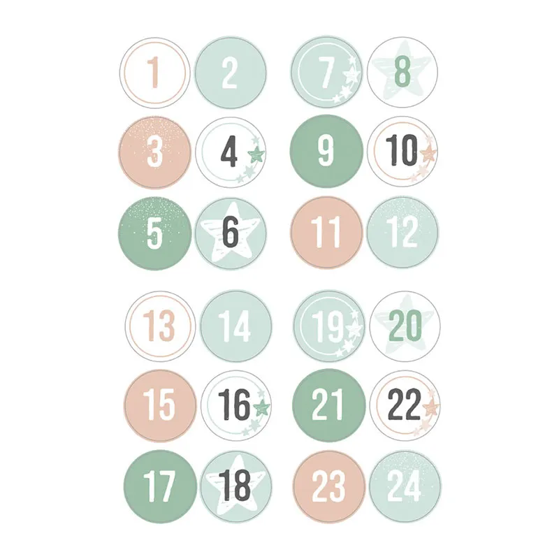 Calendrier de l'avent Sachets Nature - 48pcs-1