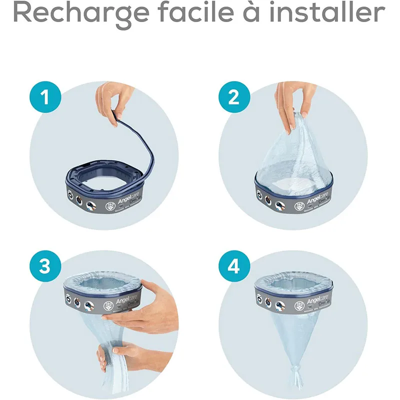 12 recharges pour poubelle à couches Dress Up-1