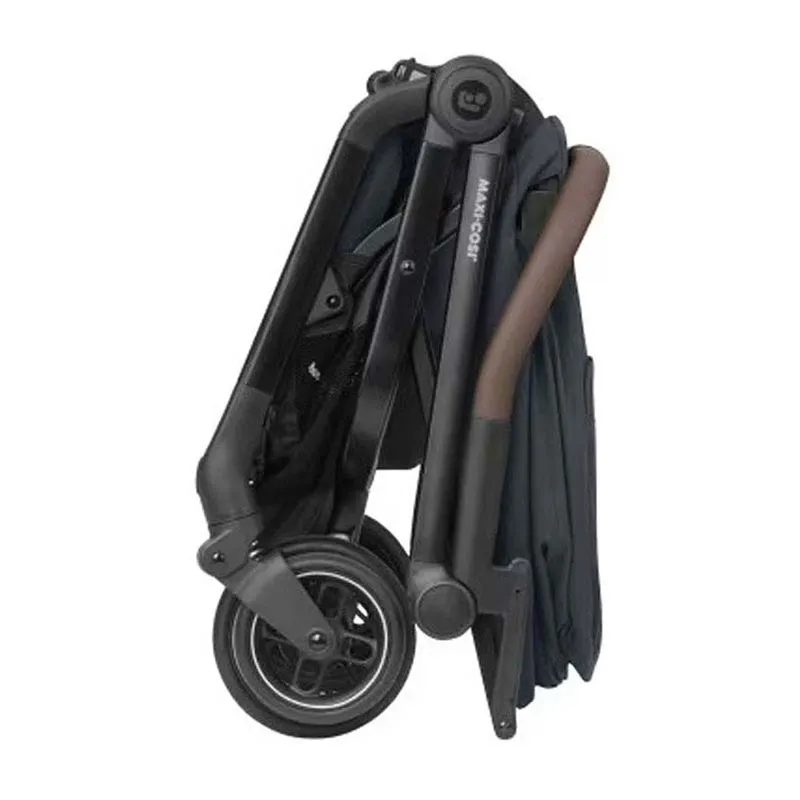 Trio Poussette Compacte Leona + Cosi Tinca sans base + Nacelle Oria + Ombrelle + Adaptateurs Graphite - 0m+-9