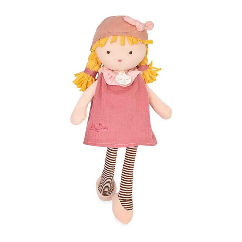 Poupée chiffon Les Canailles de Doudou Eva - 36cm-1