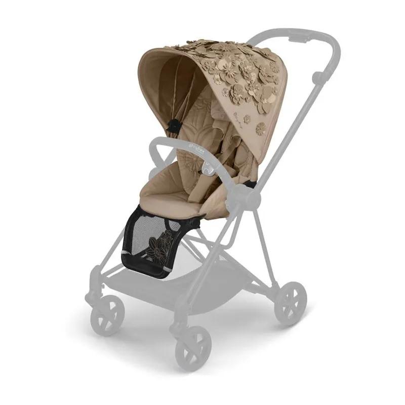 Duo Poussette Compacte Mios Chrome Brown/Simply Flowers Beige - 0m+-2