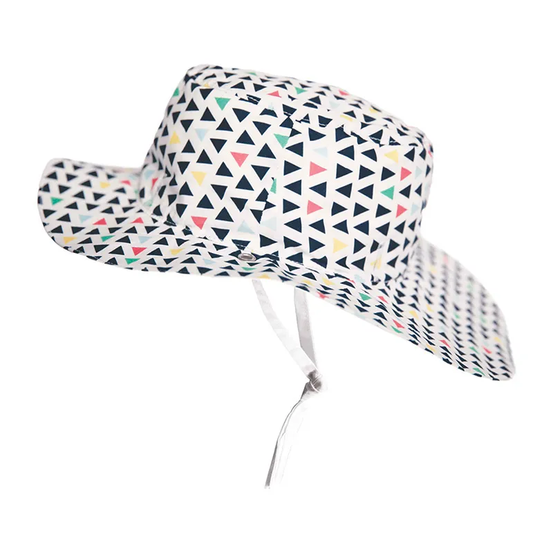 Chapeau Anti-UV réversible Funfair - Blanc/Noir/Multi-0