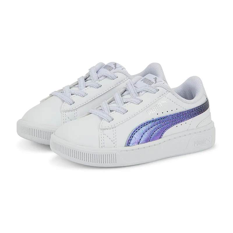 Baskets Bébé Vikky Biolumines AC Puma - Blanc/Argenté-0