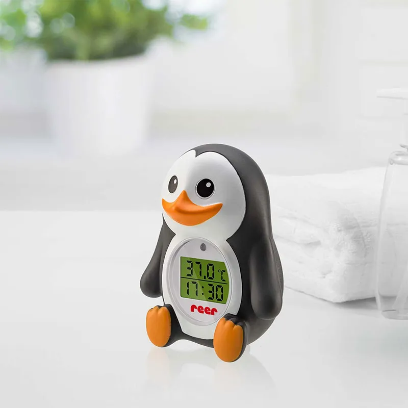 Thermomètre de bain numérique 2 en 1 - Pingouin-1