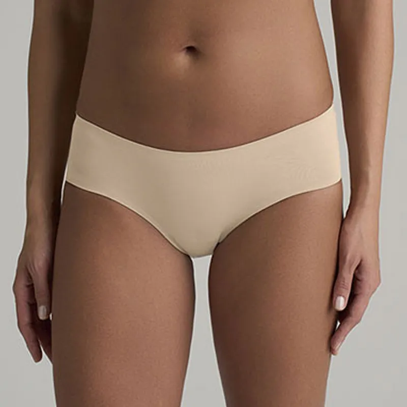 2 culottes en coton Hipster - Beige/Noir-0