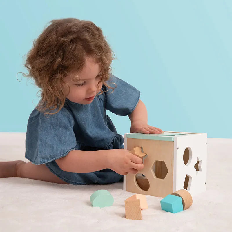 Cube d'activités Bois Owl & Fox - 12m+-4