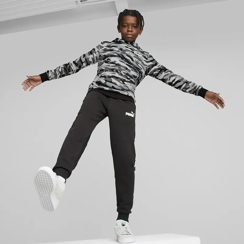 Sweat à capuche Garçon Essentials Camo Puma - Noir-4